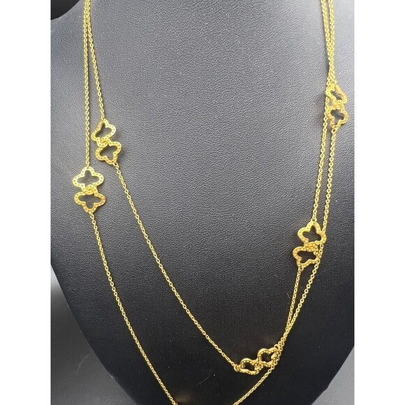 STELLA & Dot Clover Station Necklace - Picture 5 of 7